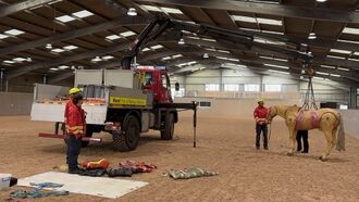 Kent Fire Rescue equine display